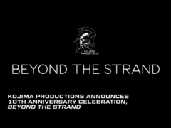 A Kojima Productions Beyond The Strand 10 éves jubileumi eseményét bejelentő banner (kép forrása: Kojima Productions)