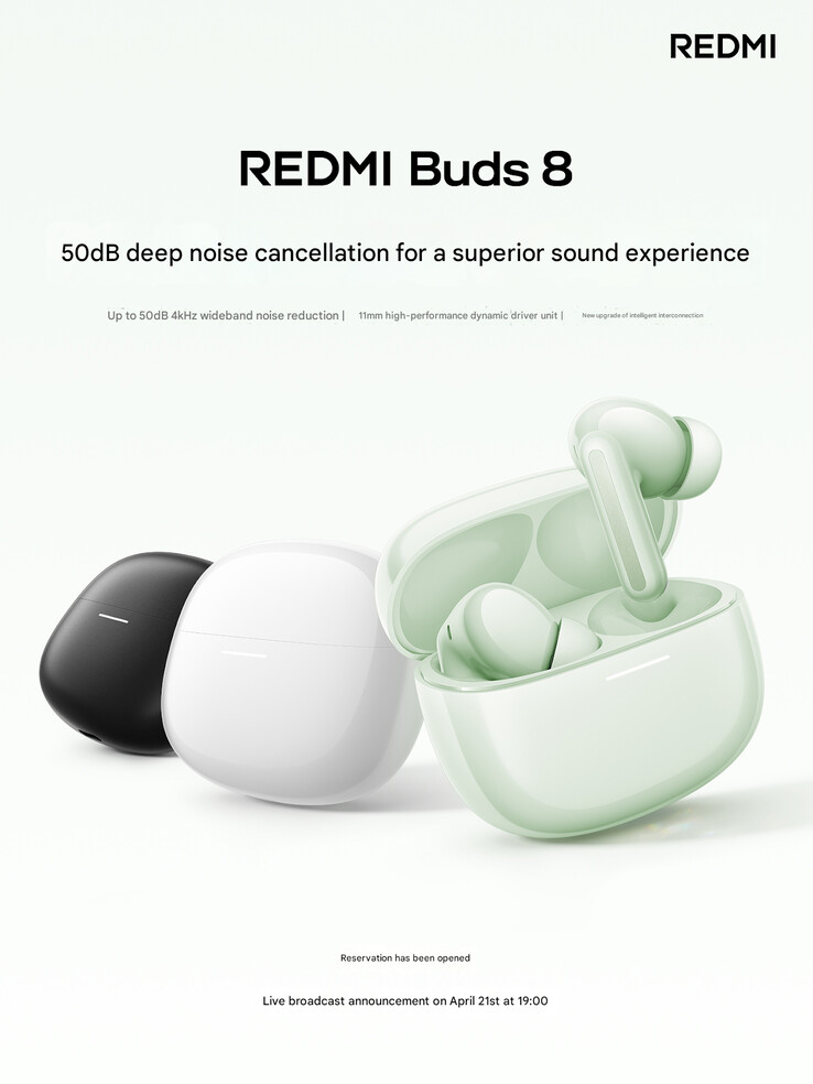 A Redmi Buds 8 bejelentése (gépi fordítás)