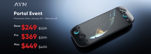 Az AYN korlátozott ideig csökkentette az Odin 2 Portal árát. (Kép forrása: AYN)
