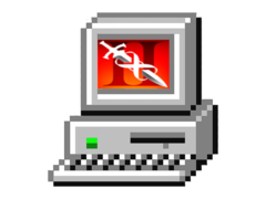 Az Infinity Blade II már elérhető PC-n (nem hivatalosan). (Kép forrása: MS Windows 95 és az Infinity Blade II, szerkesztés)