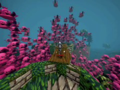 A Megabonk számos véletlenszerű pályával, ellenségek és főnökök hullámaival, zsákmánnyal, karakter-feloldásokkal és számos fejlesztéssel rendelkezik. A képen - egy ingame képernyőkép. (Kép forrása: Megabonker/YouTube - Szerkesztve)