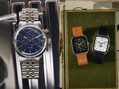 A Timex Marlin Moon Phase 40mm (balra) és az MTP-M305L órák (jobbra), a képen. (Kép forrása: Timex/Casio)