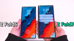 Egy gyakorlati videó egy Samsung Galaxy Z Fold7 báburól, szintén közvetlenül az elődhöz képest. (Kép forrása: TheSinza, Youtube)