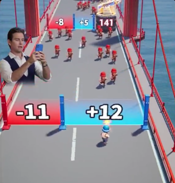 Állókép a szóban forgó reklámból. (Kép forrása: TikTok)