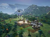 Egy kép, amely az Aven Colony városát ábrázolja.