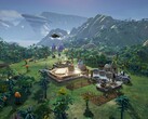 Egy kép, amely az Aven Colony városát ábrázolja.