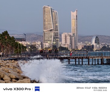 Vivo X300 Pro 200 mm telekonverter nélkül.