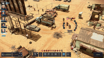 A képen: Játékmenet-képernyőkép a Jagged Alliance 3-ból.