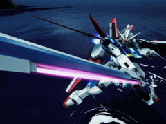 A képen egy screenshot a Mobile Suit Gundam Seed Battle Destiny Remastered játékból. (Kép forrása: Steam)