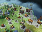 Egy kép, amelyen a Northgard: Definitive Edition című játék egyik faluja látható.