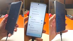 Az adatvédelmi kijelző működés közben: A Samsung Galaxy S26 Ultra tulajdonosa egy új videóban mutatja be a funkciót