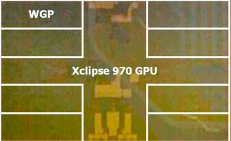 A kiszivárgott Xclipse 970, ahogyan a dieshoton megjelent