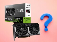 A VRAM méretétől eltekintve az RTX 5060 Ti 8 GB ugyanazokkal a jellemzőkkel rendelkezik, mint az RTX 5060 Ti 16 GB. (Kép forrása: Asus, Unsplash szerkesztve)