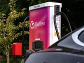 Egy Believ márkájú nyilvános töltő az Egyesült Királyságban (Kép forrása: Believ)