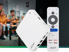 Az Acer kijavította a 4K UHD Google TV Box specifikációit. A képen: a készülék promóciós képe. (Kép forrása: Acer)