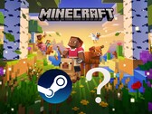 Minecraft banner a Steam logóval