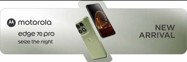 A Motorola Edge 70 Pro hajlított kijelzővel rendelkezik.