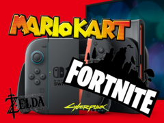 A Nintendo Switch 2 számos, többnyire harmadik féltől származó címmel fog megjelenni. (Kép forrása: Nintendo, CD Projekt Red, Epic Games szerkesztéssel)