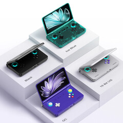 A Pocket Flip 2 Dimensity kiadás megtartja ugyanazt a kialakítást, mint az eredeti Snapdragon változat. (Kép forrása: Retroid)