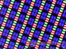 Sharp OLED RGB szubpixel tömb