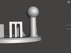 A Scanbench 6 mm-es fazettájának mérése a MeshMixerben