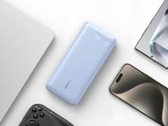 Anker Power Bank (20K, 87W, beépített USB-C kábel) ködös kék színben