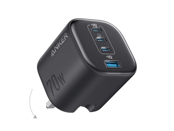 Az Anker Zolo töltő (70 W, 4 port) brit változata