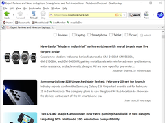 SeaMonkey 2.53.22 a Notebookcheck honlapjának megjelenítésével (Kép forrása: Pillanatkép - Notebookcheck)