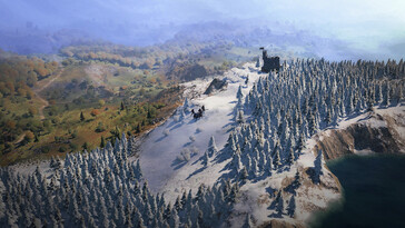 Egy havas tájat ábrázoló kép Wartalesben.