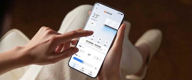 A Xiaomi Mijia Powerful Air Pro 1,5 HP légkondicionáló a márka alkalmazásával működik
