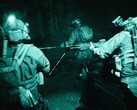 Battlefield 6 in-engine felvételek, amelyek egy éjszakai küldetést mutatnak éjjellátó szemüveggel. (Kép forrása: Steam)