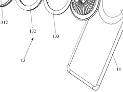 Egy részlet a Huawei új szabadalmából. (Kép forrása: Digital Chat Station via Weibo)