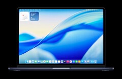 Apple a macOS 26 Tahoe legújabb béta verziójában egy bevágás nélküli MacBookot mutat be. (Kép forrása: Apple)