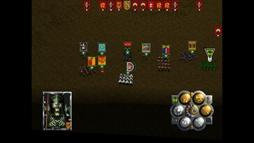 A Warhammerben a csapatok bevetését bemutató kép: Dark Omen. (Kép forrása: GOG)