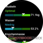 Testösszetétel