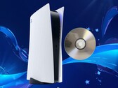 A PS5 konzol fizikai játéklemezzel együtt látható