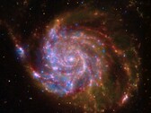 Egy spirálgalaxist ábrázoló kép.