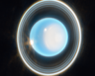 A NASA James Webb Űrteleszkópja által készített nagyított kép az Uránuszról (A kép forrása: NASA, ESA, CSA és STScI; vágott kép)