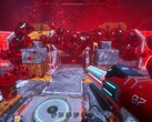 Astrometica Steam képernyőkép egy vörös ragaccsal borított épületről