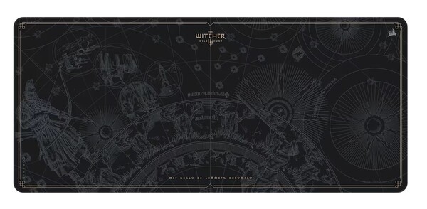 Corsair MM300 2XL Anti Fray Cloth Gaming Mouse Pad Witcher 3 - Wild Hunt 10th Anniversary Edition. (Kép forrása: Corsair)