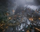 Egy kép, amely a Frostpunk 2 egyik városát ábrázolja; a játék jelenleg 50%-os kedvezménnyel kapható a Steam-en.