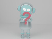 Egy általános humanoid robot és egy kérdőjel. (Kép forrása: Valeria Nikitina - Unsplash)