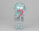 Egy általános humanoid robot és egy kérdőjel. (Kép forrása: Valeria Nikitina - Unsplash)