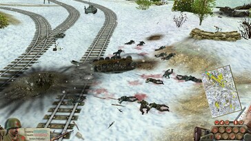 A képen: A Soldiers játékmenetéről készült screenshot: Heroes of World War II.