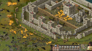 A képen: A Stronghold játékmenetéről készült screenshot: Definitive Edition.
