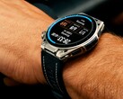 Az Amazfit Balance Ultra titánból és zafírkristályból készült.