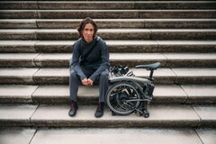 A Brompton Electric T Line összecsukható kivitelben szállítható (Kép forrása: Brompton)