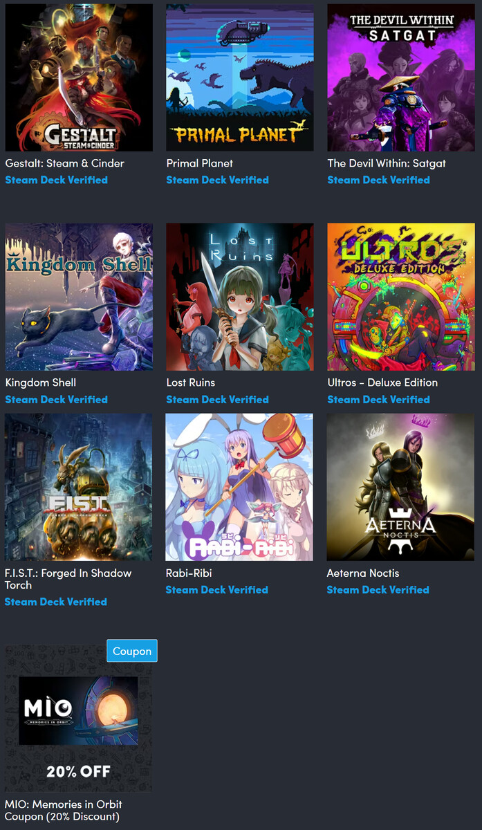 A csomag összes eleme