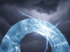 Egy dekoratív kép, amely a hajlított jeget ábrázolja, amely áramot termel (Kép forrása: AI-generált kép)