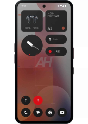 Nothing Phone (3a) Pro design (kép forrása: Android Headlines)
